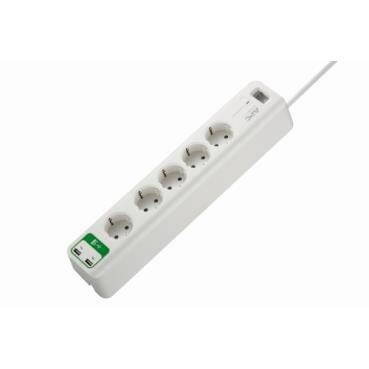 Schneider Electric PM5U-GR, APC Temel SurgeArrest 5 çıkış ve 5V, 2.4A 2 portlu USB şarj cihazı, 230V - 2