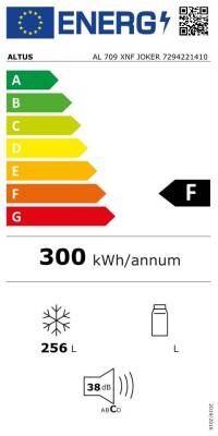 Altus AL 709 XNF Joker 256 LT 7 Çekmeceli No-Frost Dikey Derin Dondurucu - 4
