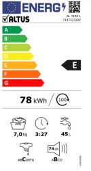 Altus AL 7103 L 1000 Devir 7 KG Çamaşır Makinesi - 3