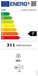 Altus AL 809 NF 282 LT. 8 Çekmeceli No-Frost Derin Dikey Dondurucu - 4