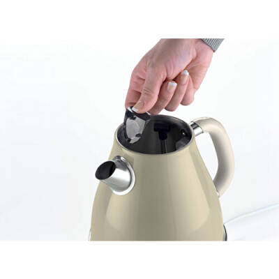 ARİETE 2869/03 VİNTAGE 1.7 LT. 2000W ÇELİK KETTLE - BEJ - 3