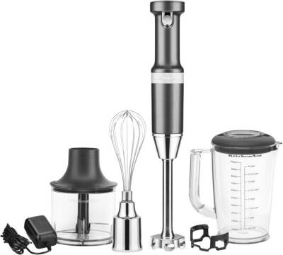 Kitchenaid 5KHBBV83EMS Artisan 180 W Kablosuz El Blender Seti - 1