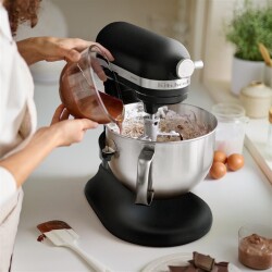 KITCHENAID 5KSM60SPXEBM ARTISAN 5.6 LT STAND MİKSER - BLACK MATTE - 8