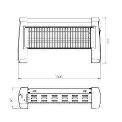 Kumtel KS-2819 1200 W Quartz Isıtıcı - 3