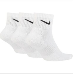 Nike Everyday Cushion Ankle Erkek Beyaz Günlük Çorap SX7667-100 SMALL - 2