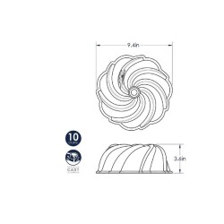 NORDICWARE 94077 GİRDAP BUNDT KEK KALIBI - 2