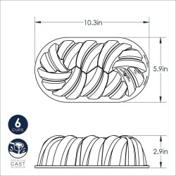 NORDICWARE 96077 75. YIL ÖZEL ÖRGÜ KEK KALIBI - 4