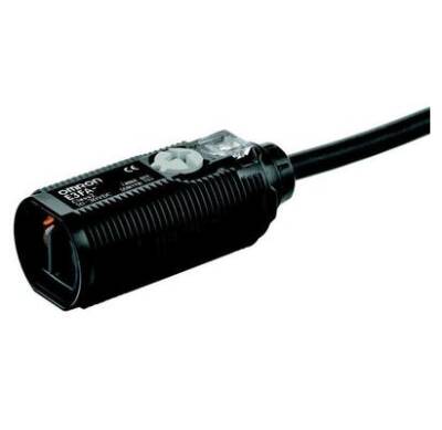 OMRON E3FADN122MOMI, Fotoelektrik sensör, M18 cisimden yansımalı, 300mm, NPN, L-ON/D-ON uygulaması, 2m merkez - 1