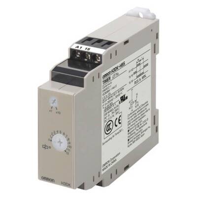 OMRON H3DKHBLACDC2448OMI Timer, DIN rail mounting, 22.5mm, power off-delay, - 1