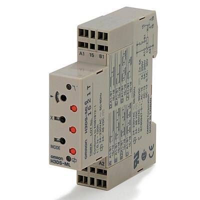 OMRON H3DSMLACDCOMI ,5A 24-230AC/24-48DC 0.1S-120SAAT ZAMANLAYICI - 1