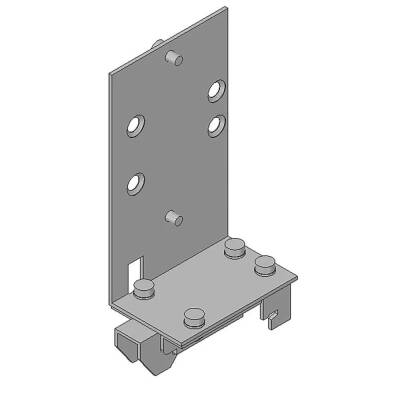 OMRON S82YFSC150DIN, Mounting bracket, DIN-rail, 75W, 100W, 150W - 1