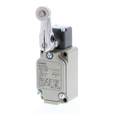 OMRON WLCA2GNOMR Limit switch, makaralı kol: R38 mm, ön hareket 15±5°, DPDB, Pg13.5 - 1