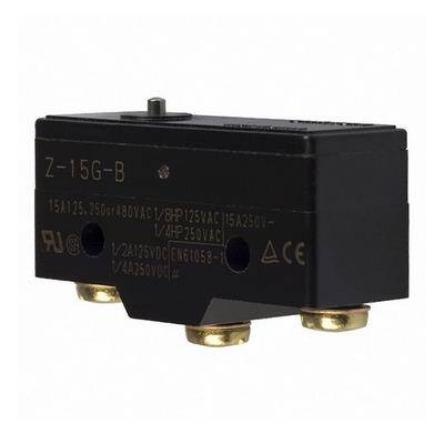 OMRON Z15GOMI Genel amaçlı basit switch, üstten basmalı, SPDT, 15 A, lehim terminali - 1