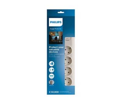 Philips SPN7040WA/62 600 Joule 4'lü 2 m Akım Korumalı Priz - 2