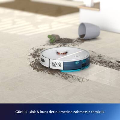 PHILIPS XU3110/02 ÇÖP İSTASYONLU ISLAK & KURU ROBOT SÜPÜRGE - BEYAZ - 2