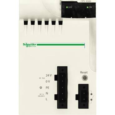 Schneider Electric BMXCPS3500, güç kaynağı modülü M340 - 100..240 V AC - 36 W - 1