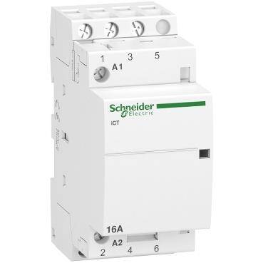 Schneider A9C22813, 16 Amper, 3NA, Sessiz Kontaktör, 220-240 Volt AC, 3 Kutuplu - 1