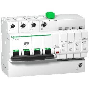 Schneider A9L16294 iQuick PRD40r modüler kesinti durdurucu - 3 kutup + N - 264V - uzaktan aktarmalı - 1