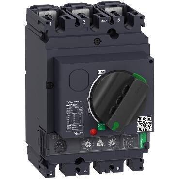 Schneider Electric GV5P150F Motor devre kesici, TeSys GV5, 3P, 150A, Icu 36kA, termal manyetik - 1