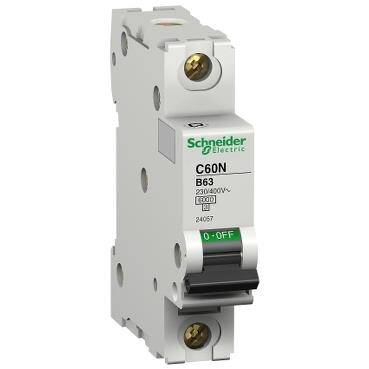 Schneider Electric 24053, C60 - circuit breaker - C60N - 1P - 25A - B curve - 1