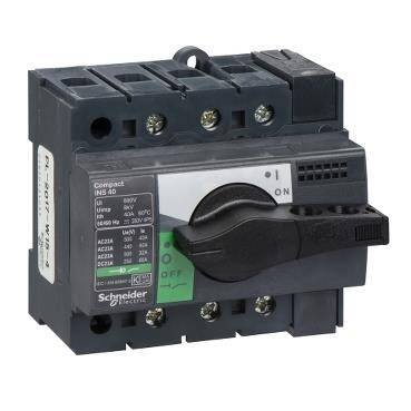 Schneider Electric 28900, yük ayırıcı Compact INS40 - 3 kutuplu - 40 A - 1