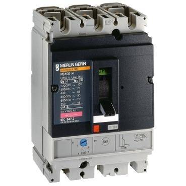 Schneider Electric 29630, Devre kesici Compact NS100N - TMD - 100 A - 3 kutuplu 3d - 1