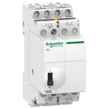 Schneider Electric A9C30814, 16 Amper, Darbe Akım Rölesi, 4NA, 230 Volt AC/110 Volt DC - 1