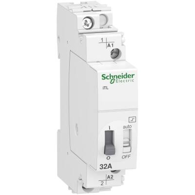 Schneider Electric A9C30831, darbe rölesi iTRY - 1P - 1NA - 32A - bobin 110 VDC - 230...240 VAC 50/60Hz - 1