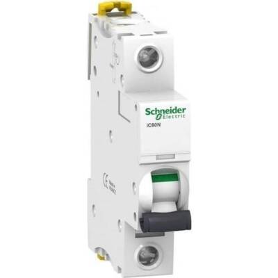 Schneider Electric A9F74101, 1 Amper, 1 Fazlı, C Tipi, Otomatik Sigorta, 6 kA, C1x1 - 1