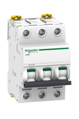 Schneider Electric A9F75332, iC60N - minyatür devre kesici - 3P - 32A - D eğrisi - 1