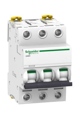 Schneider Electric A9F85316, iC60H - minyatür devre kesici - 3P - 16A - D eğrisi - 1