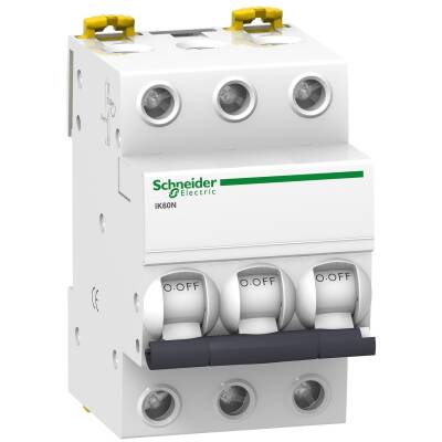 Schneider Electric A9K23310, 10 Amper, 3 Fazlı, B Tipi, Otomatik Sigorta, 6 kA, B10x3 - 1