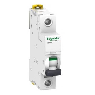 Schneider Electric A9K24106, 6 Amper, 1 Fazlı, C Tipi, Otomatik Sigorta, 6 kA, C6x1 - 1