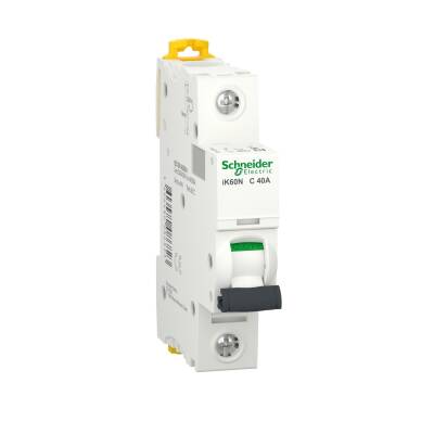 Schneider Electric A9K24140, 40 Amper, 1 Fazlı, C Tipi, Otomatik Sigorta,6kA ,1x40A - 1