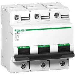 Schneider Electric A9N18369, 125 Amper, 3 Fazlı, C Tipi, Otomatik Sigorta, 10 kA, C125x3A - 1