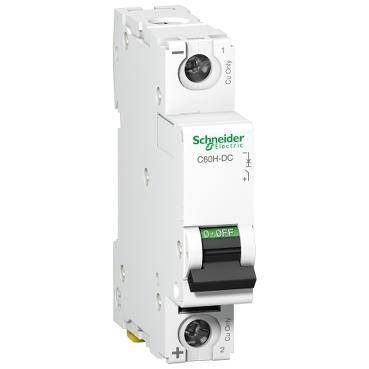 Schneider Electric A9N61501, 1 Amper, 1 Fazlı, C Tipi, DC Uygulamaları İçin Otomatik Sigorta, 6 kA, C1x1 - 1