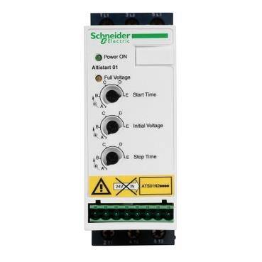 Schneider Electric ATS01N206QN, asenkron motor için yumuşak yolverici - ATS01 - 6 A - 380..415V - 1,5..3 KW - 1