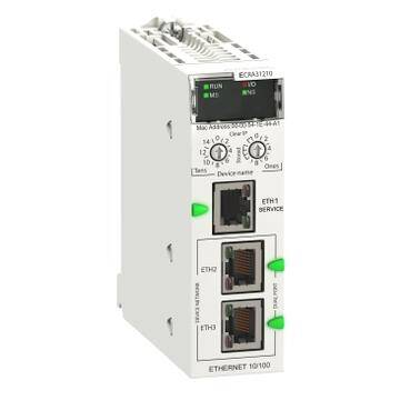 Schneider Electric BMECRA31210, Modicon X80 Ethernet giriş/çıkış adaptörü - 1