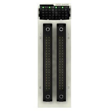 Schneider Electric BMXDDO6402K, Dijital çıkış modülü M340 - 64 çıkış - solid state - 24 V DC pozitif - 1