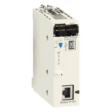 Schneider Electric BMXP341000, işlemci modülü M340 - maks 512 Dijital + 128 analog G/Ç - Modbus - 1