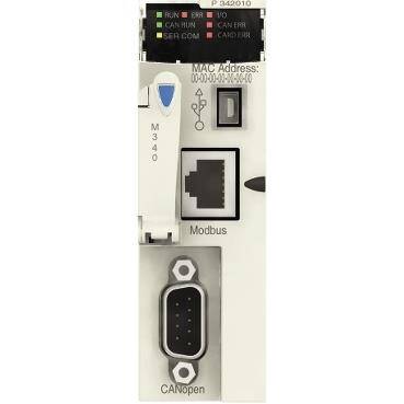 Schneider Electric BMXP342010, işlemci modülü M340 - maks 1024 Dijital + 256 analog G/Ç - Modbus - CANopen - 1