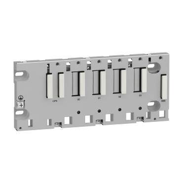 Schneider Electric BMXXBP0400, raf M340 - 4 slot - panel, plaka veya DIN rayı montajı - 1