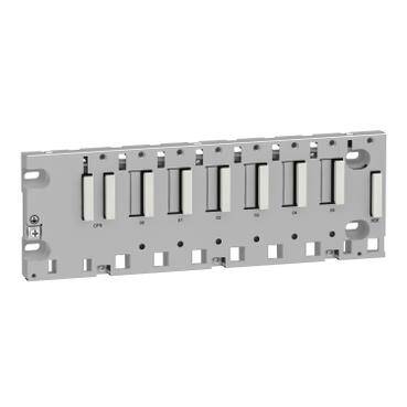 Schneider Electric BMXXBP0600, raf M340 - 6 slot - panel, plaka veya DIN rayı montajı - 1