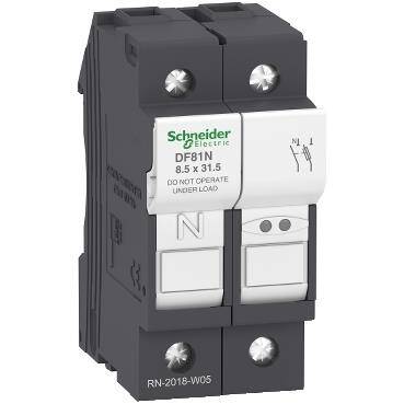 Schneider Electric DF81N TeSyS sigorta bağlantı kesici 1P N 25A - sigorta boyutu 8,5 x 31,5 mm - 1