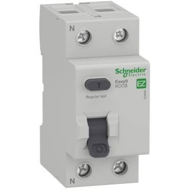 Schneider Electric EZ9R33225, Easy9 Kaçak Akım Rölesi - 2 Kutup 25A 30mA AC Tipi 127/230 V AC 50/60 Hz - 1