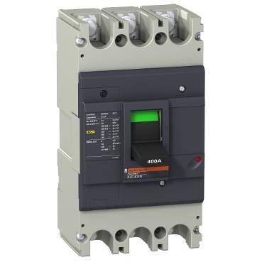 Schneider Electric EZC400H3320, devre kesici Easypact EZC400H - TMD - 320 A - 3 kutup 3d - 1