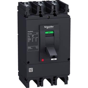 Schneider Electric EZC630H3600N, 600 Amper, 50 kA, 3 Kutuplu, Kompakt Şalter, EZC630H, TM600D Korumalı - 1