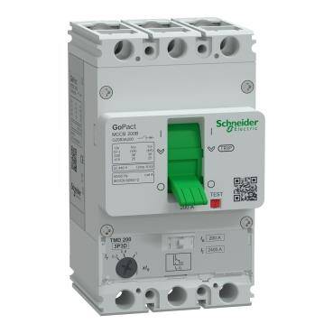 Schneider Electric G20B3A200, GoPact Şalter 200B, 3P3D 25kA AC 200A TMD Ayar Sahalı - 1