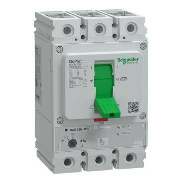 Schneider Electric G25F3A250, Circuit breaker, GoPact MCCB 250, 3 poles, 36kA at 415VAC, 250A rating, TMD trip unit, Ayar Sahalı - 1