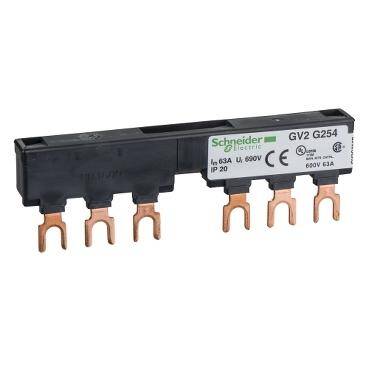 Schneider Electric GV2G254 TeSys GV2, TeSys D ve K ve U - Comb busbar - 63 A - 2 tap-off - 54 mm aralık - 1